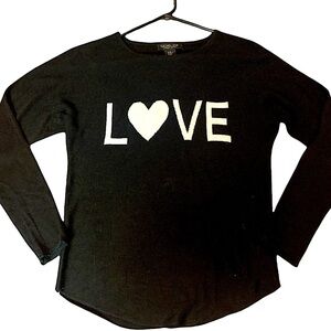 Rachel Zoe Cashmere Blend Love Sweater Size XS